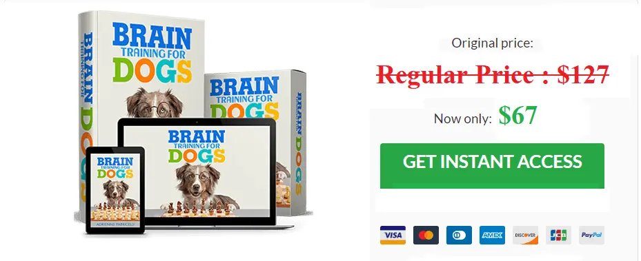 Brain Training for Dogs Order page